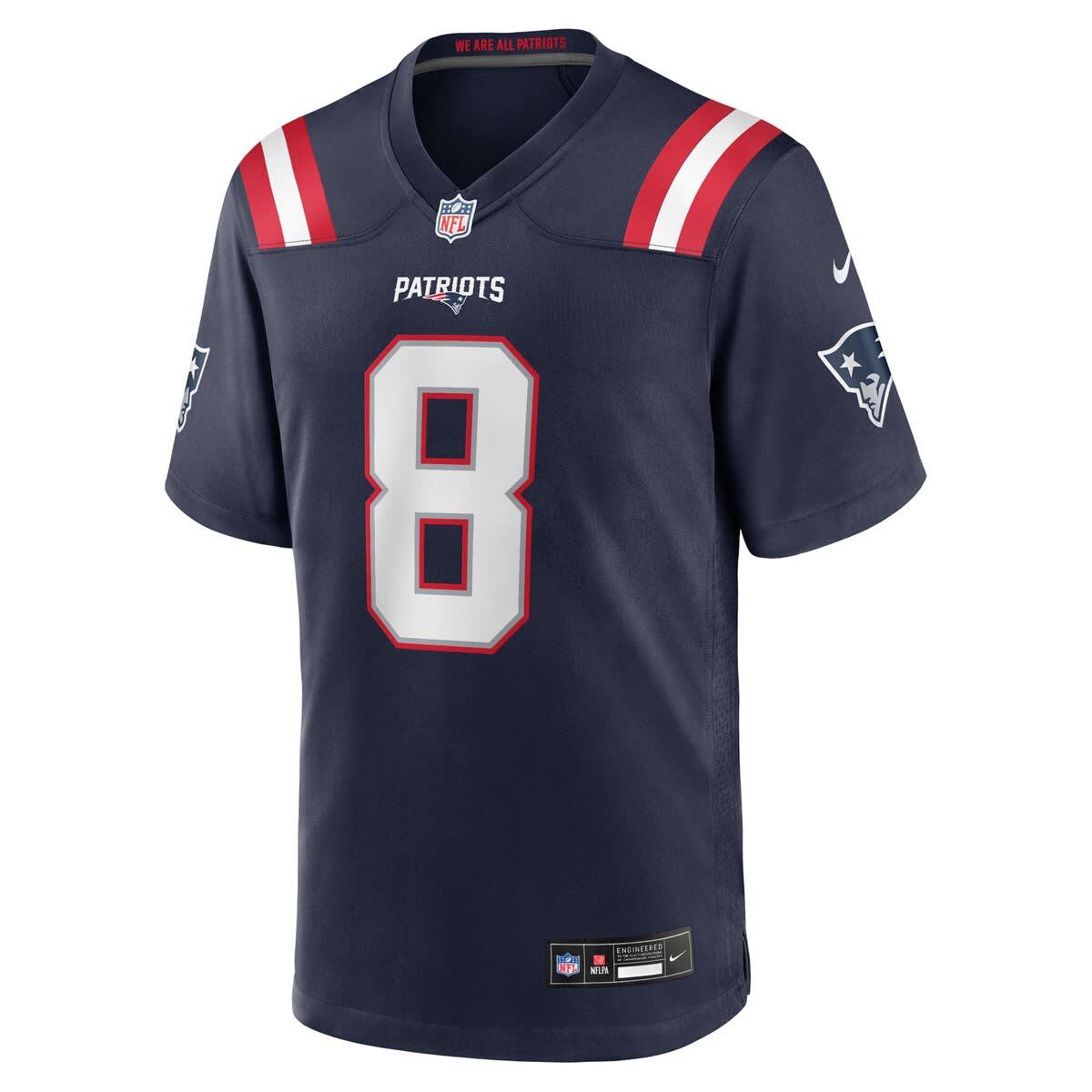 patriots vapor untouchable jersey