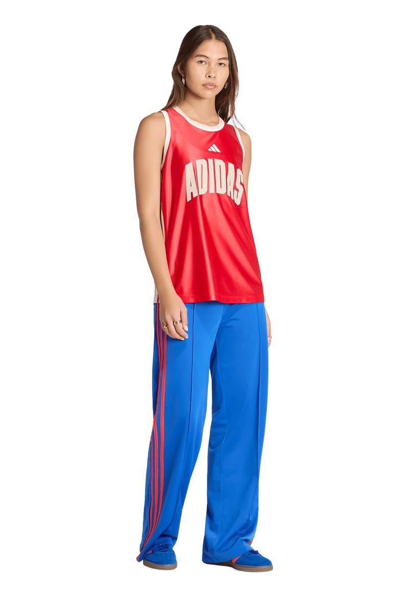 Firebird Recycled Polyester Track Pants, Alternate, color, BLUE/ SEMI LUCID RED