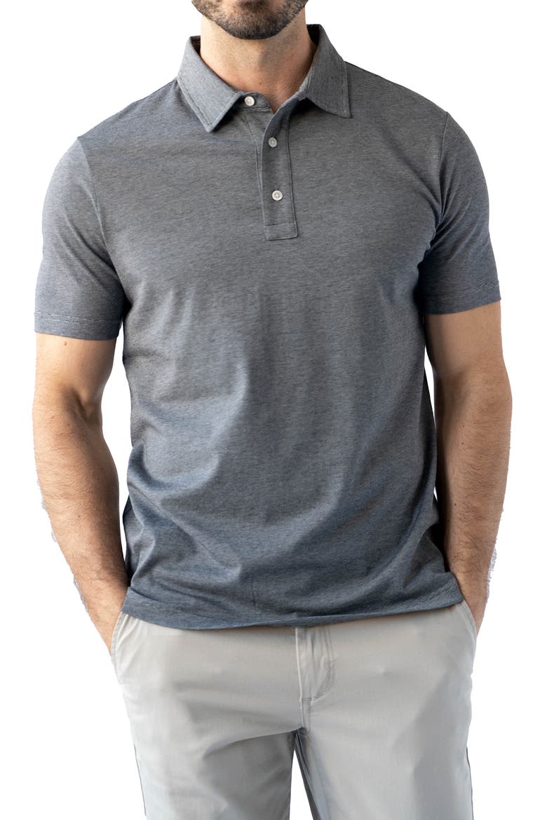 Feeder Polo, Main, color, MELANGE CHARCOAL