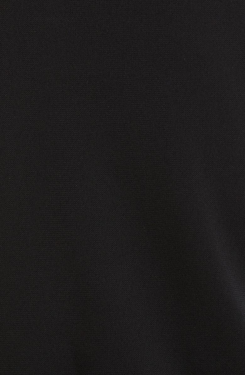 Donna Karan New York Mock Neck Long Sleeve Mesh Top, Alternate, color, 