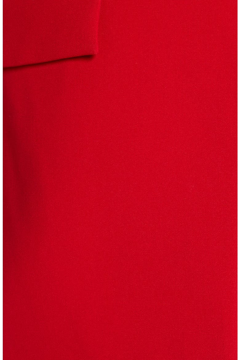 Convertible Collar Stretch Crepe Blazer, Alternate, color, TULIP RED