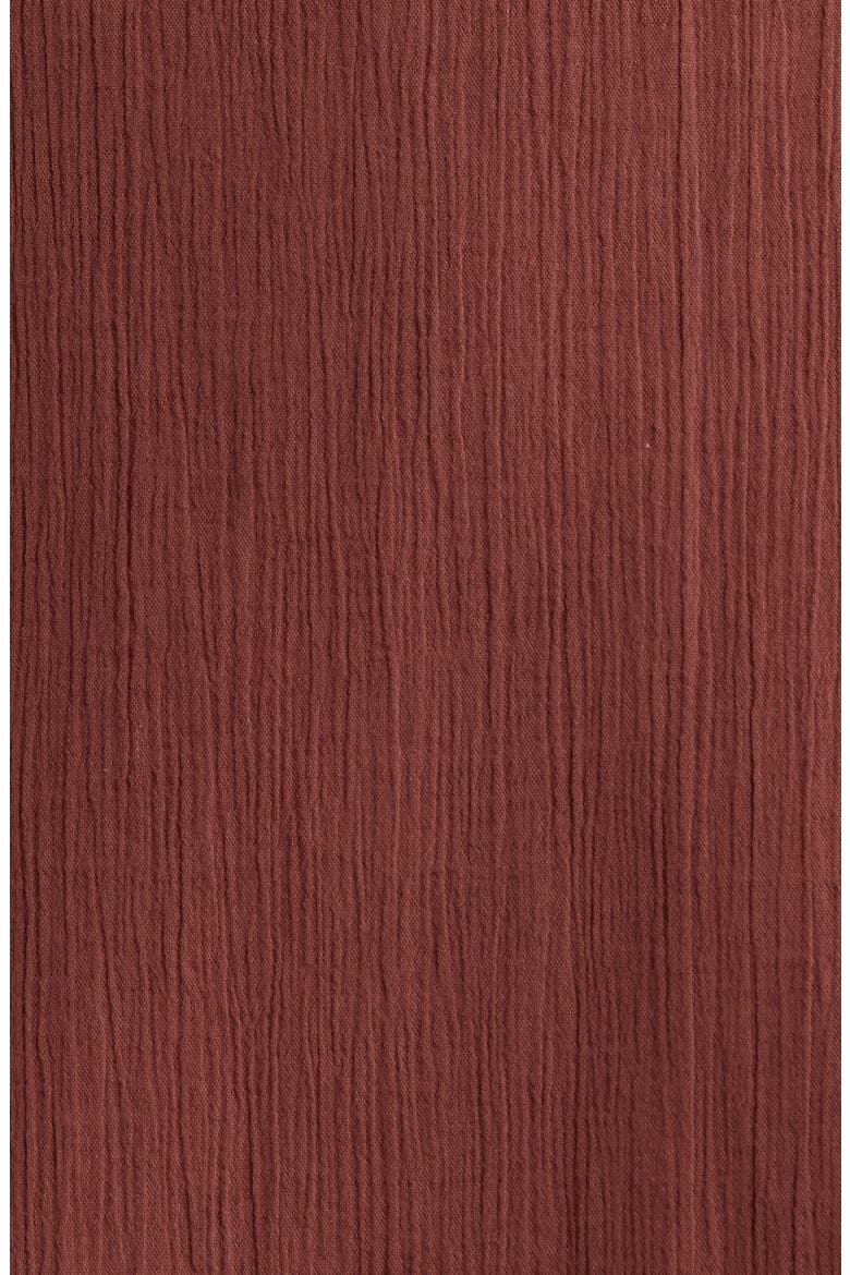 Side Tie A-Line Cover-Up Dress, Alternate, color, MOCHA