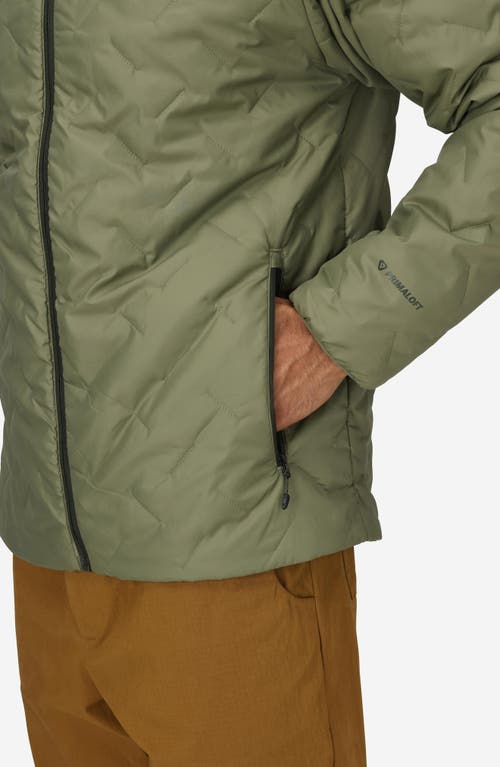Marmot Monoquilt Zip Hoodie In Green