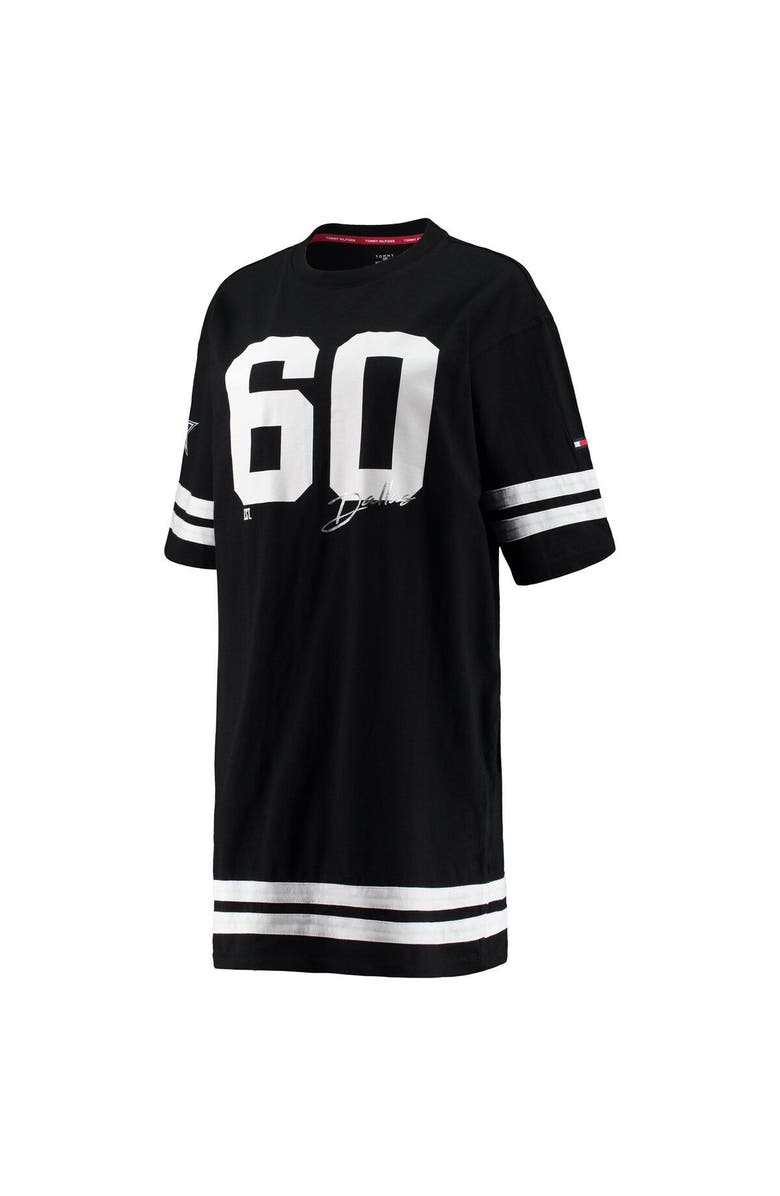 Tommy Hilfiger Women's Tommy Hilfiger Black Dallas Cowboys Clair Half-Sleeve Dress, Alternate, color,