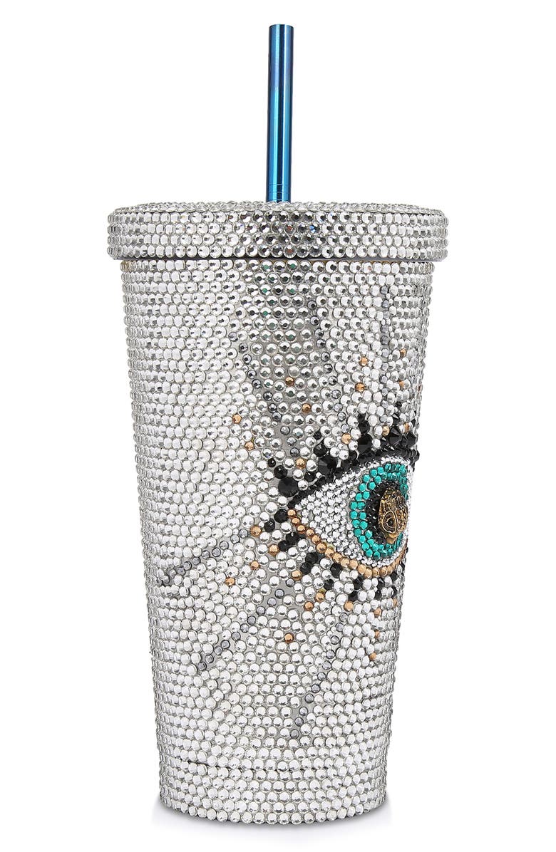 Kurt Geiger London Crystal Eye Tumbler, Alternate, color, 