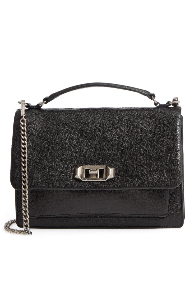 Rebecca Minkoff Medium Je T'aime Convertible Leather Crossbody Bag, Main, color,