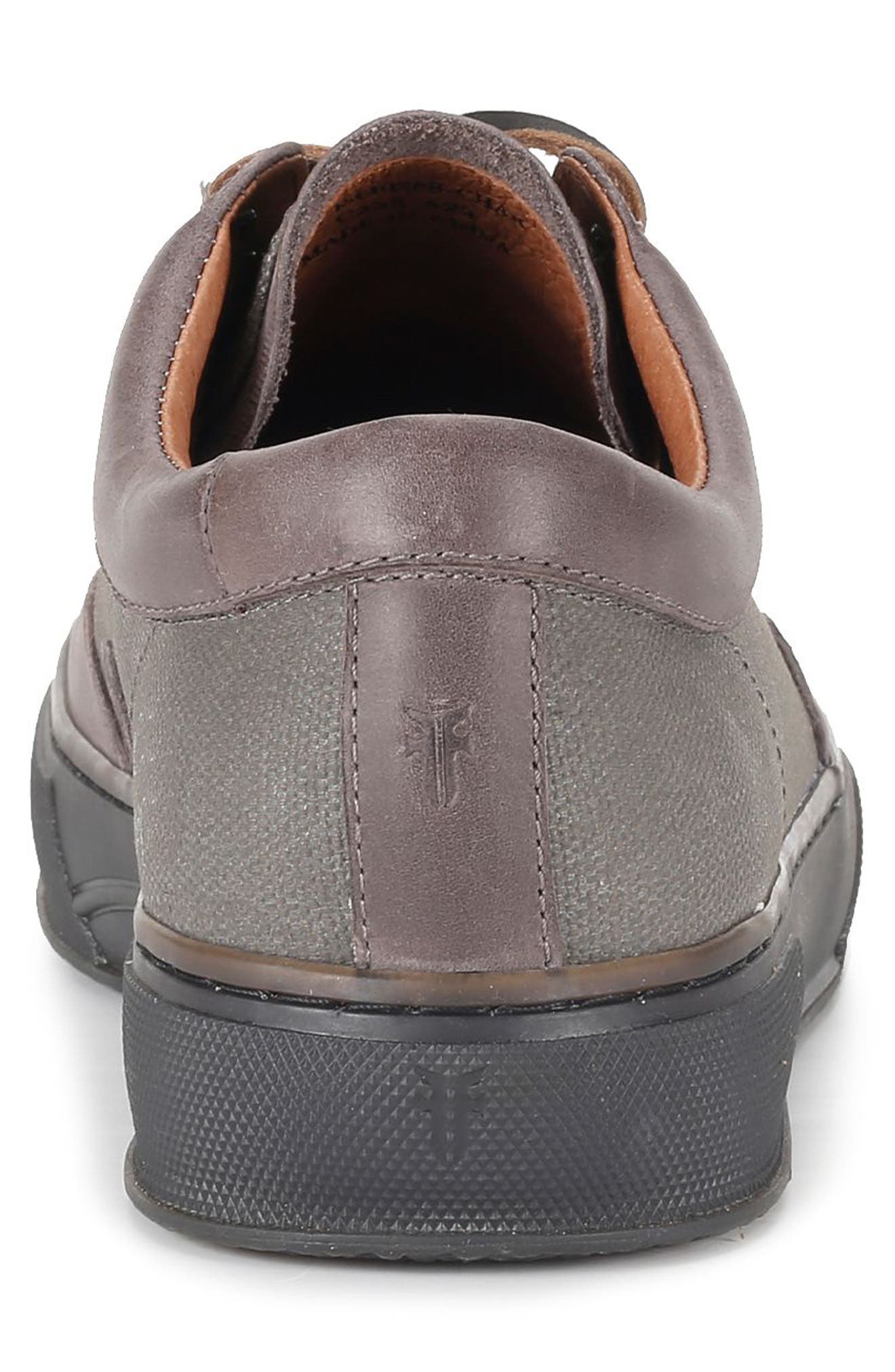 Frye Hoyt Low Water Resistant Sneaker, Alternate, color, Charcoal