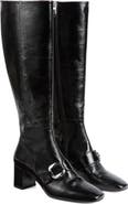 LK Bennett Gigi Oloid Block Heel Knee High Boot
