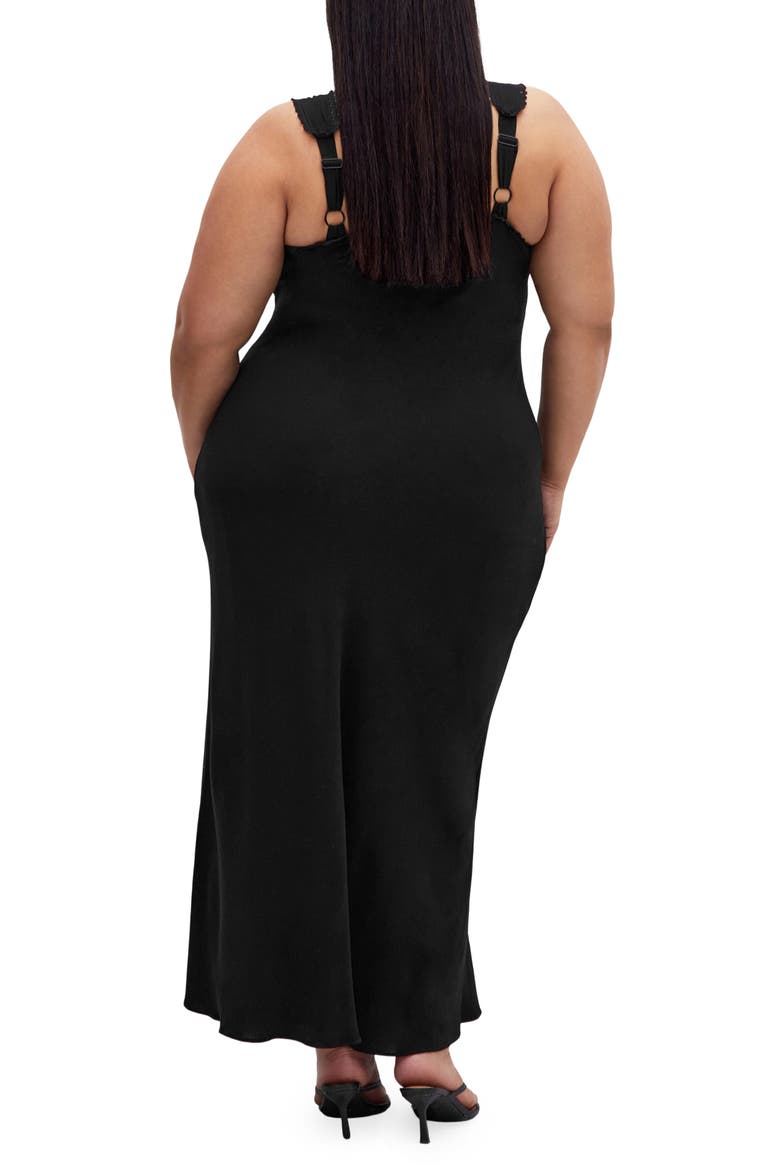 Spring Love Maxi Slipdress, Alternate, color, BLACK