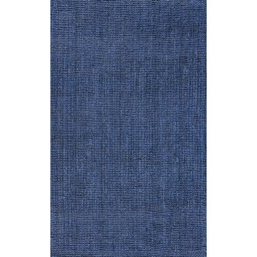 Jonathan Y Pata Hand Woven Chunky Jute Area Rug In Navy