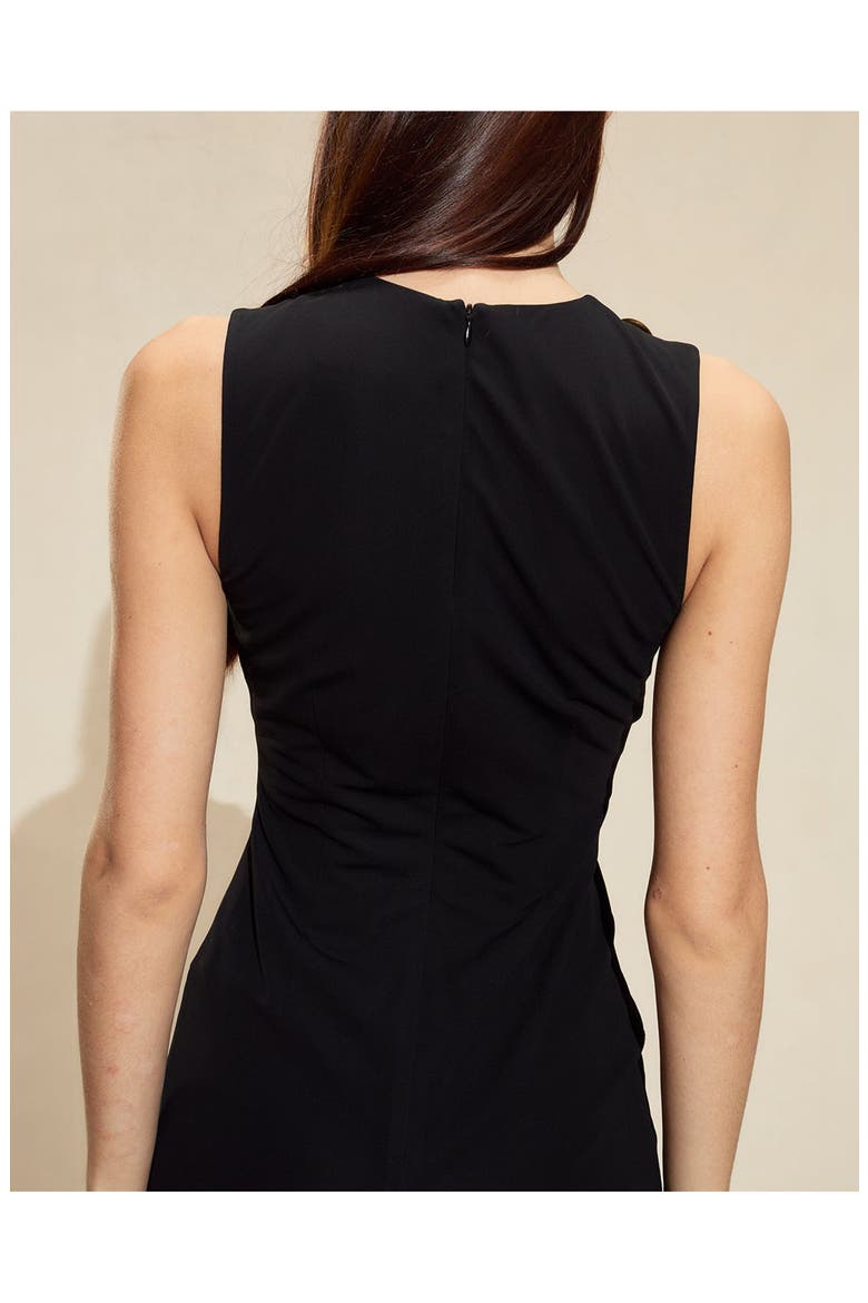 Calypso Mini Knit Dress, Alternate, color, BLACK