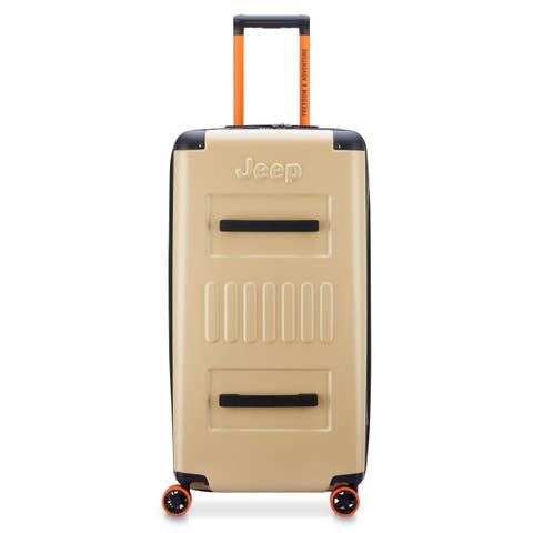 JH002B Checked-Large 29 Inch Hardside Expandable Luggage with Spinner Wheels
