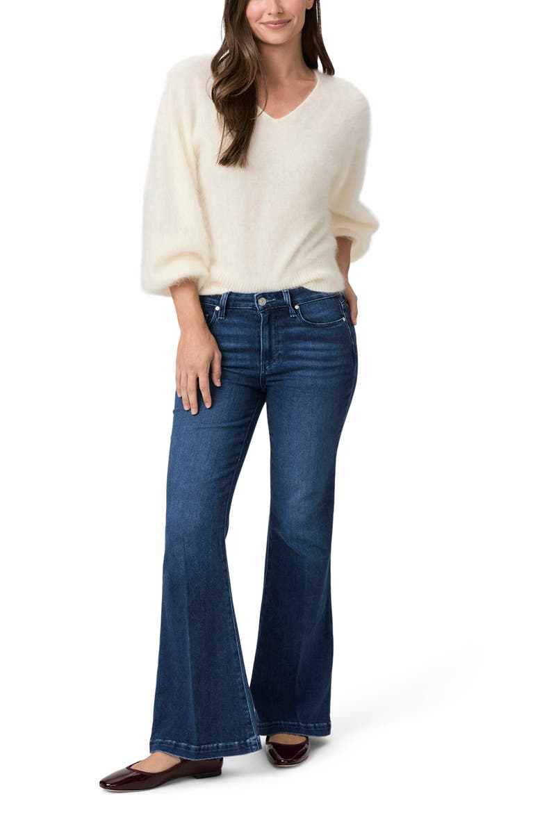 PAIGE Genevieve High Waist Flare Jeans, Alternate, color, 