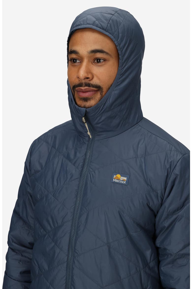 Onward Water Repellent Insulated Hooded Jacket, Alternate, color, THUNDERHEAD