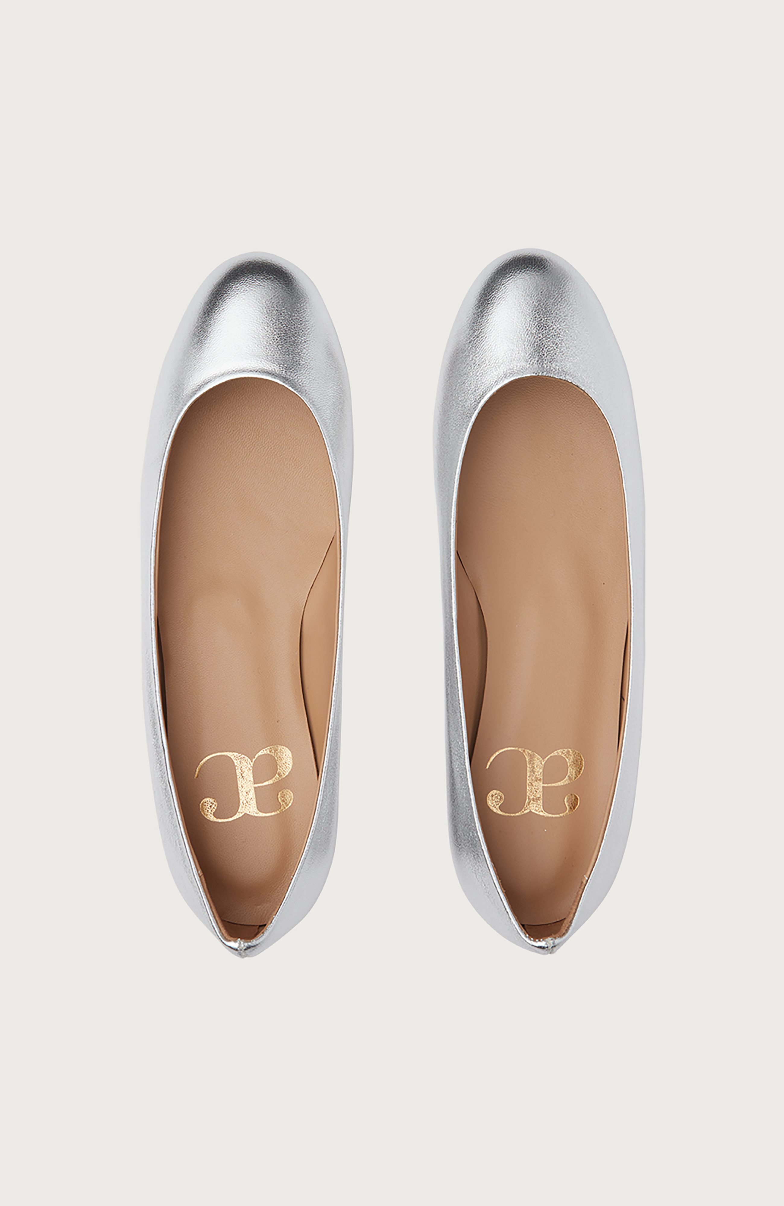 Baby Ballet Flat, Alternate, color, Silver
