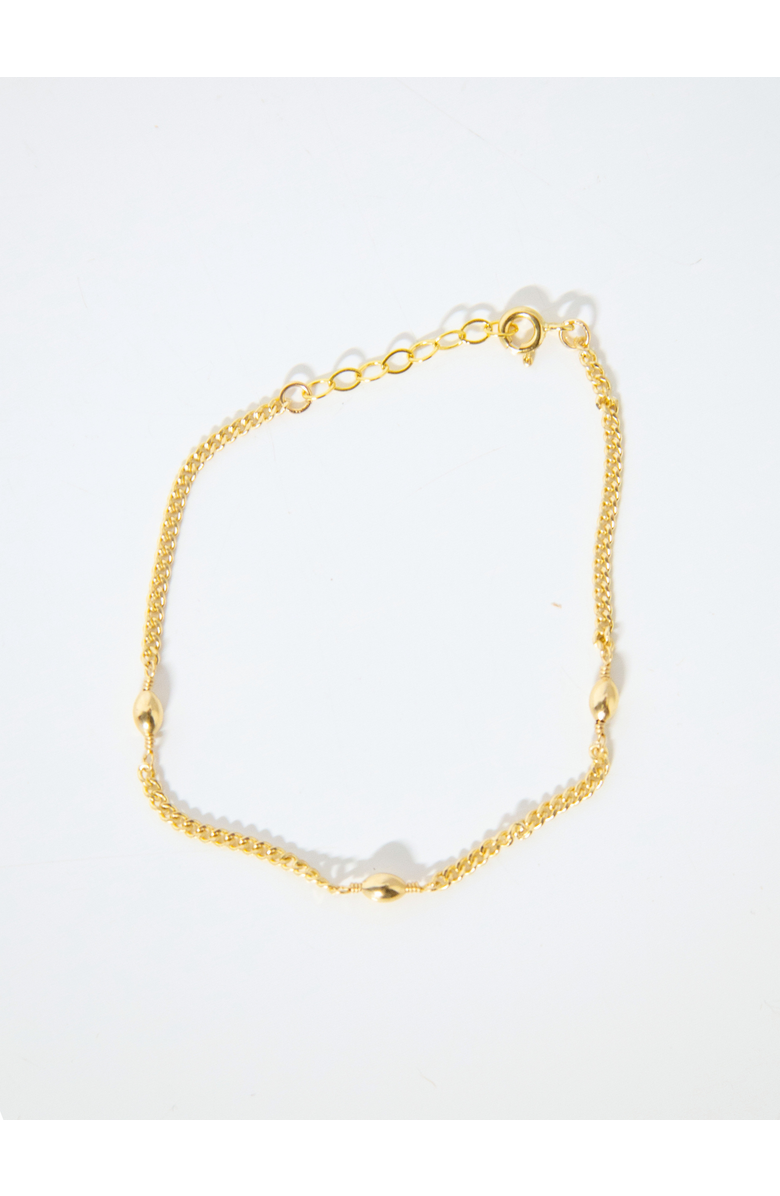 ABLE Nora Curb Chain Bracelet, Main, color, 