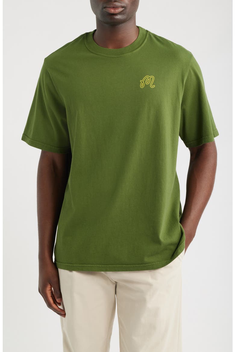 Bermuda Trinity Cotton Graphic T-Shirt, Main, color, CHIVE