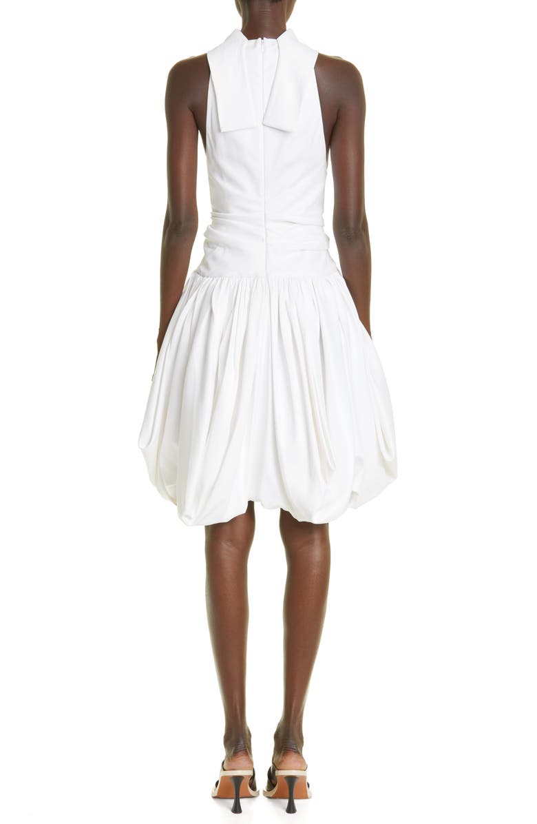 Proenza Schouler Bubble Skirt Technical Cotton Dress, Alternate, color,