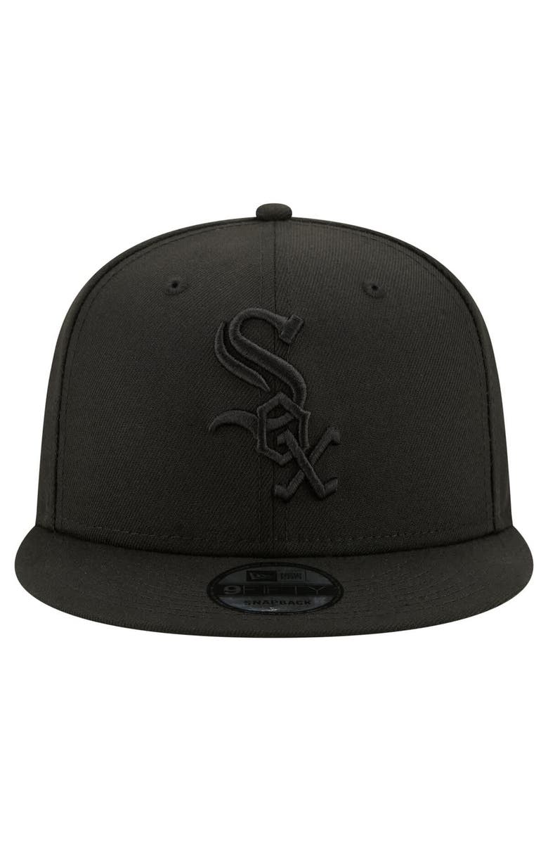 New Era Men's New Era Black Chicago White Sox 125th Anniversary 9FIFTY Snapback Hat, Alternate, color, Black