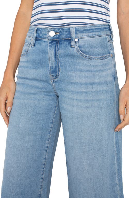 Shop Liverpool Los Angeles Yacht Cropped Wide Leg Jeans In Abbot Kinney
