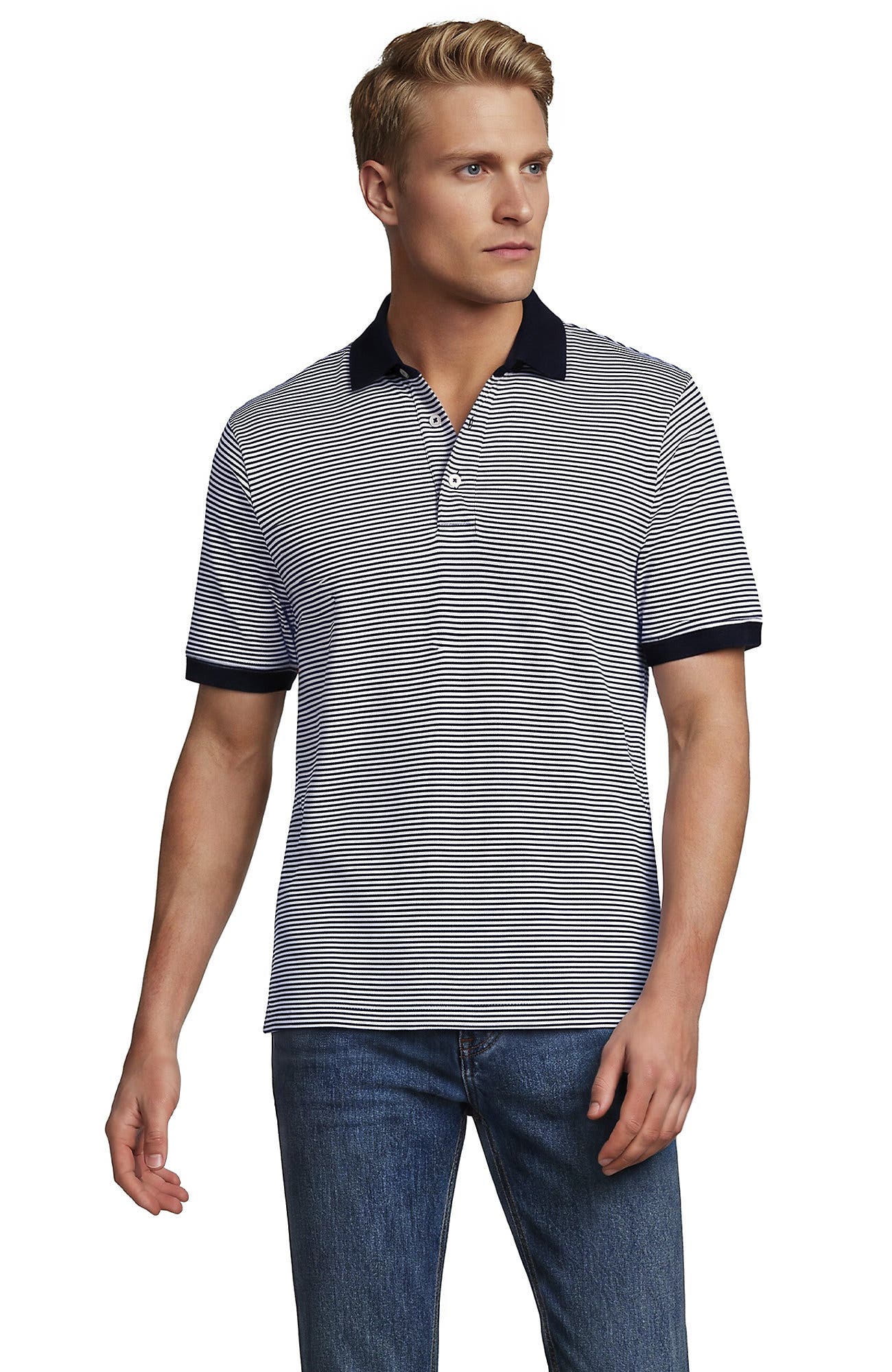 Radiant Navy Micro Stripe