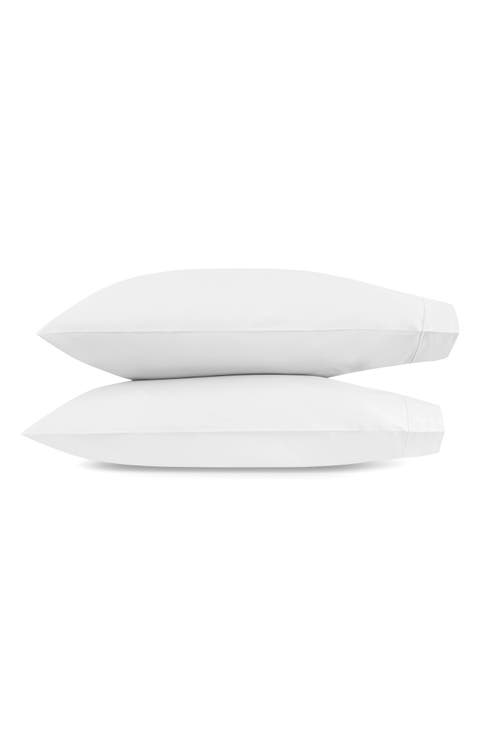 Bergamo Set of 2 500 Thread Count Cotton Percale Pillowcases