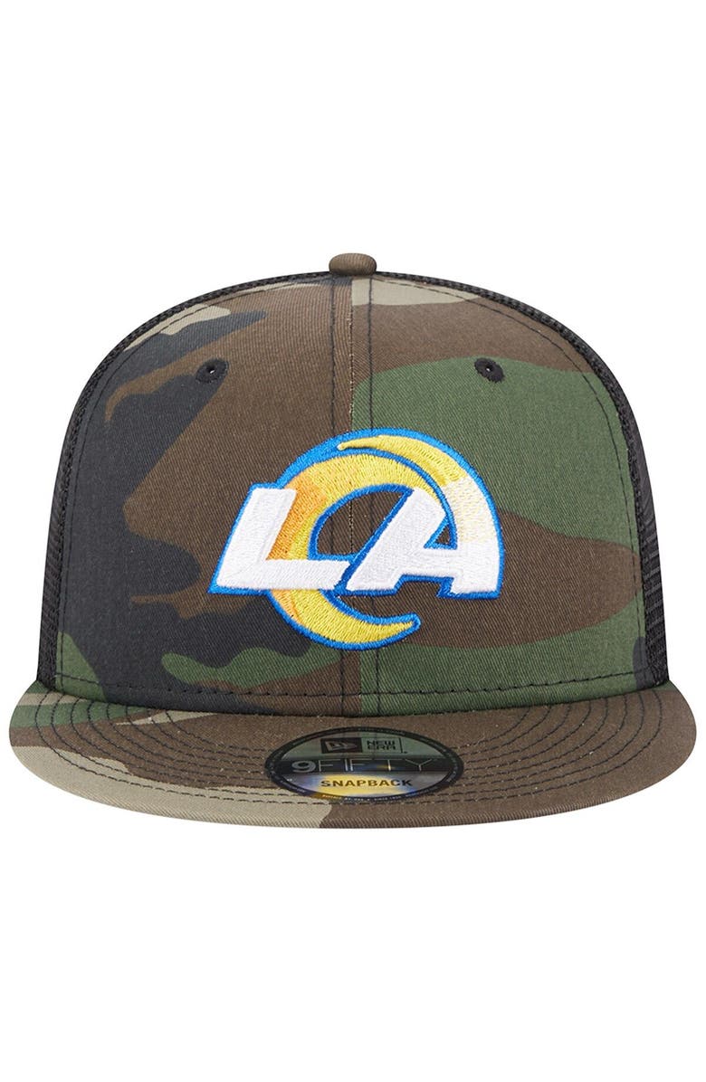 New Era Men's New Era Camo Los Angeles Rams Classic Trucker 9FIFTY Snapback Hat, Alternate, color, Camo