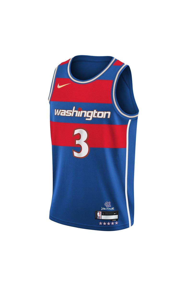 Nike Youth Nike Bradley Beal Royal Washington Wizards 2021/22 Swingman Jersey - City Edition, Alternate, color, 