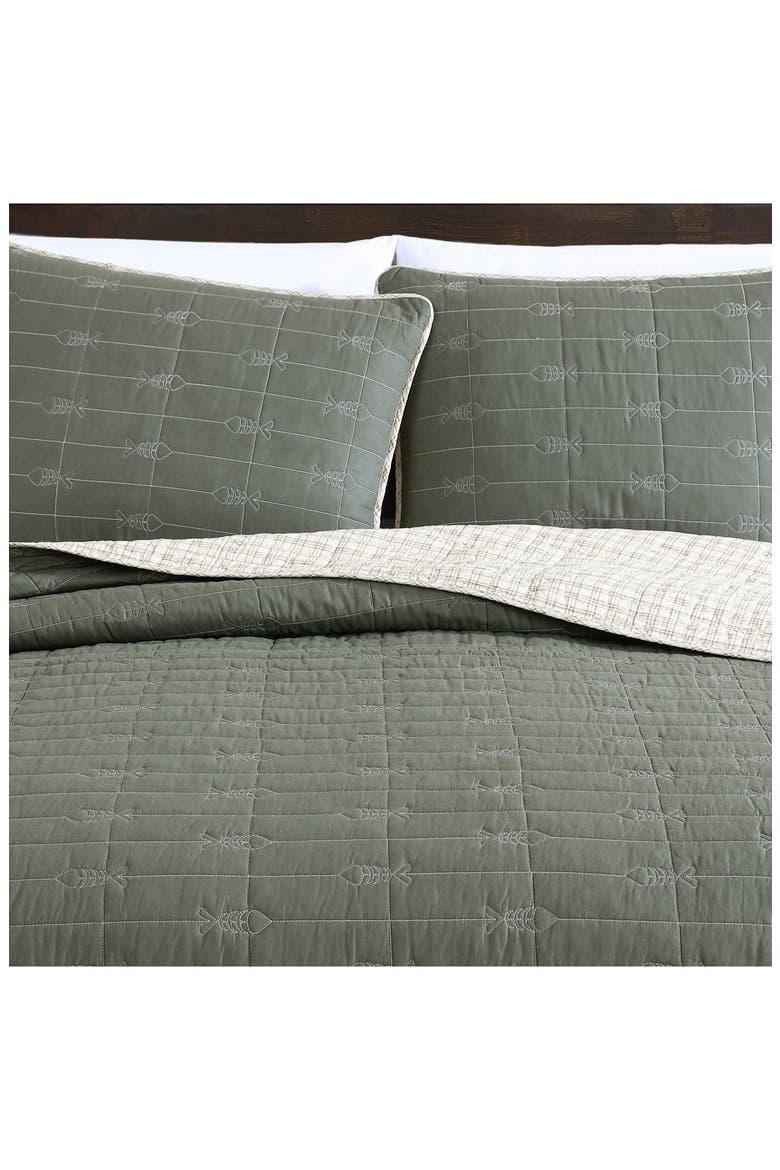 Troutdale Cotton Quilt 3-Piece Set, Alternate, color, SPRIG