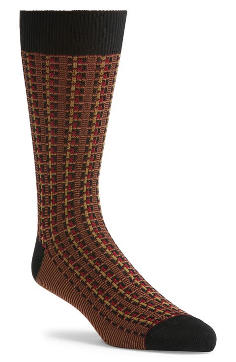 Randolph Cotton Blend Dress Socks