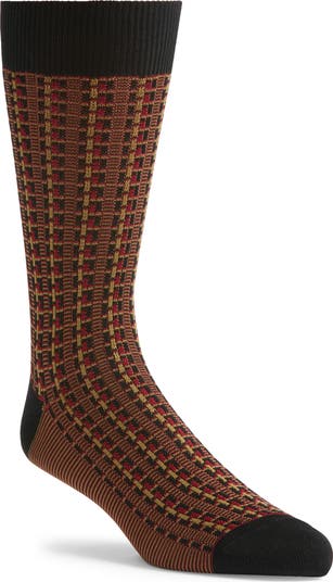 Pantherella Men's Randolph Cotton Blend Dress Socks - Green