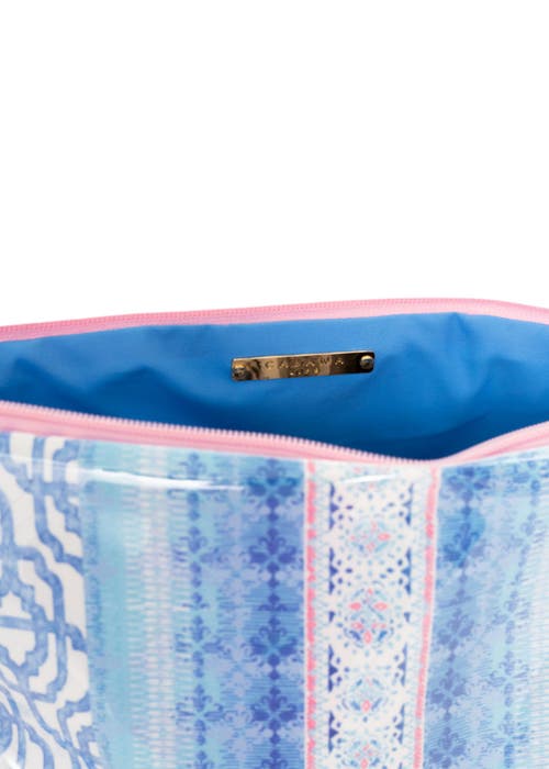 Cabana Life Large Makeup Bag In Lake Como