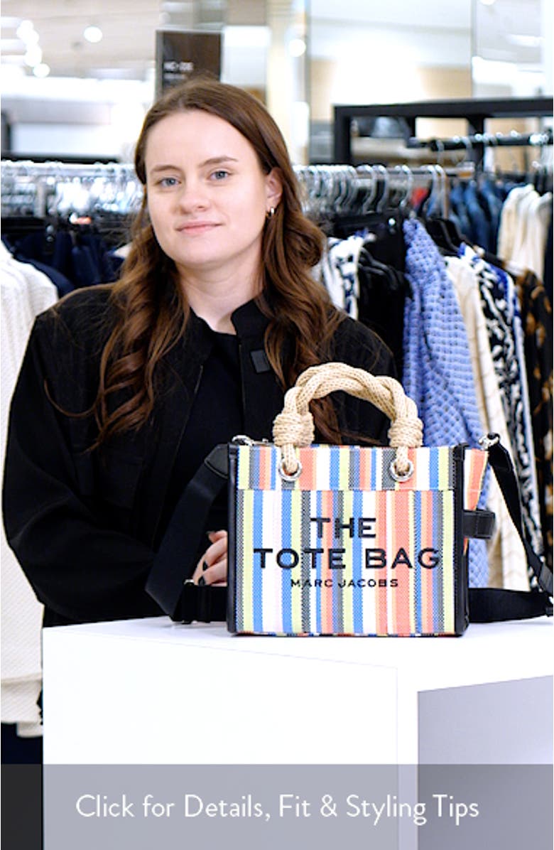 The Small Stripe Mesh Tote, sales video thumbnail