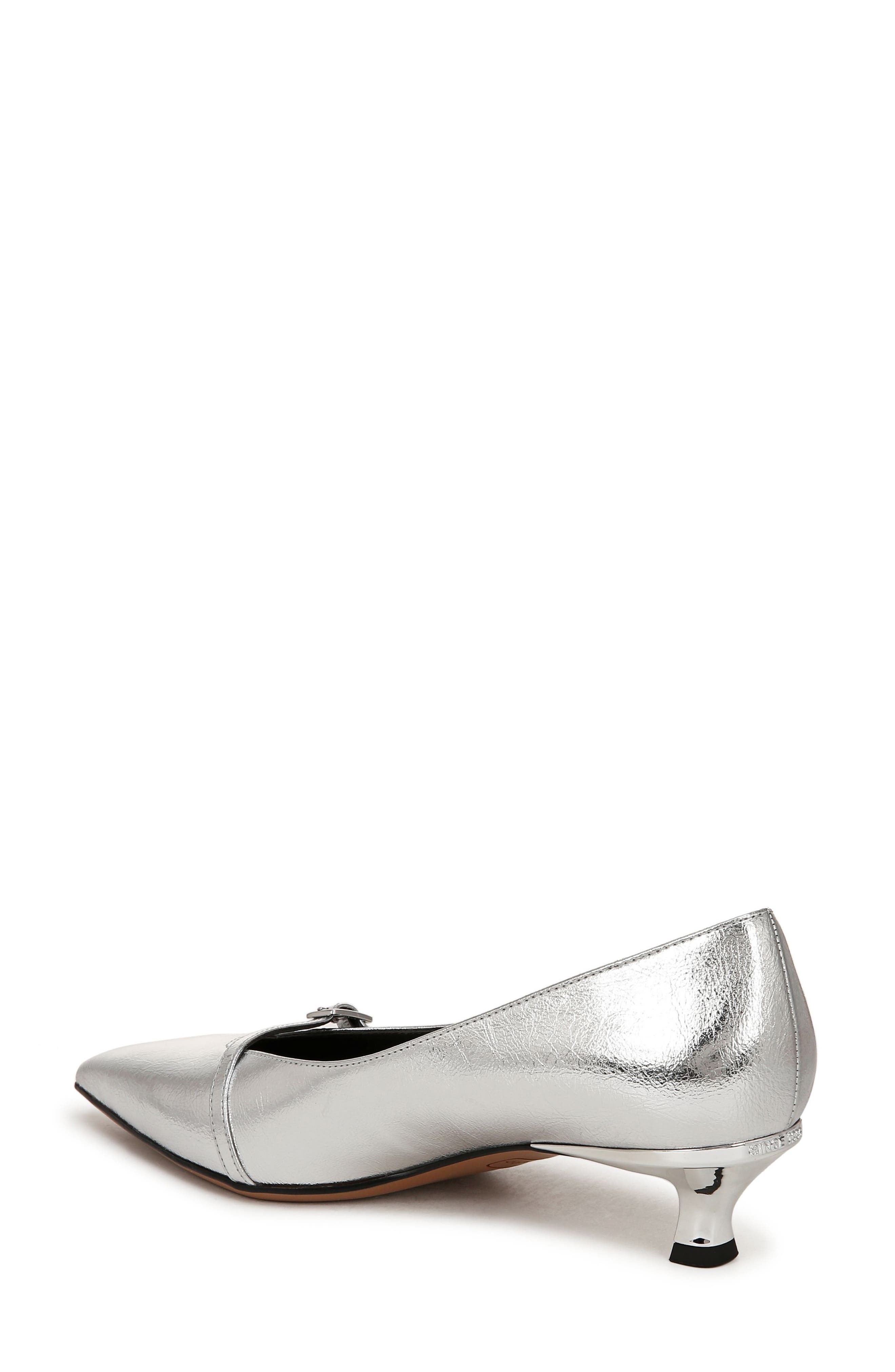 Franco Sarto Malia Kitten Heel, Alternate, color, Silver