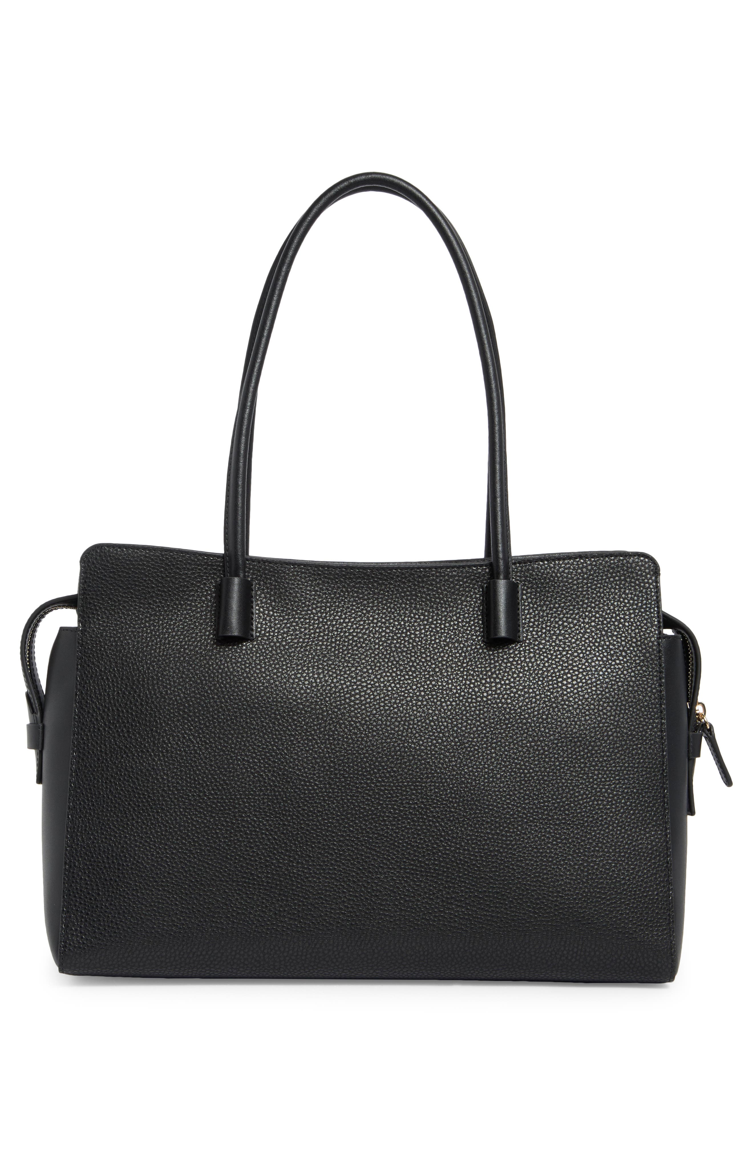 Furla Eris Large Tote Bag, Alternate, color, Nero