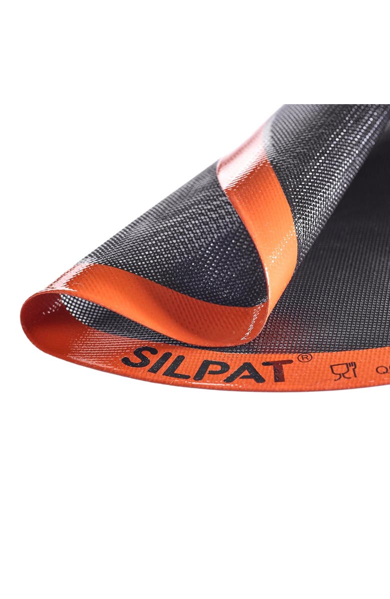 Silpat Perfect Pizza Non-Stick Silicone Baking Mat, 16-Inch, Round, Alternate, color, Orange