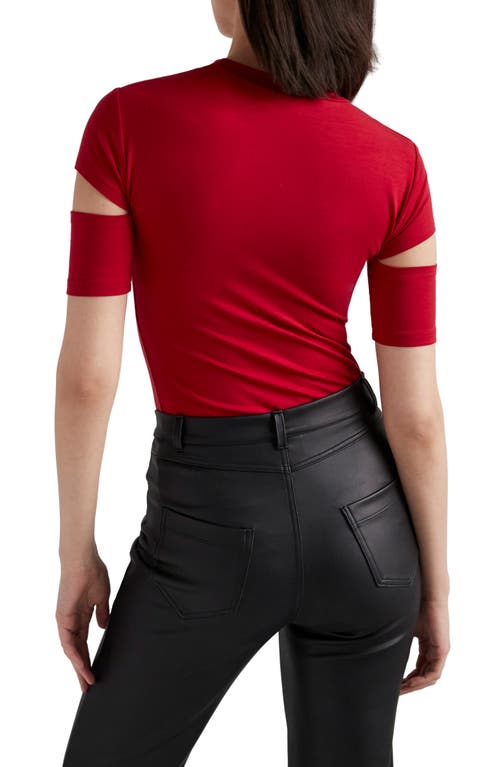 Marcella Esme Cutout Sleeve Top