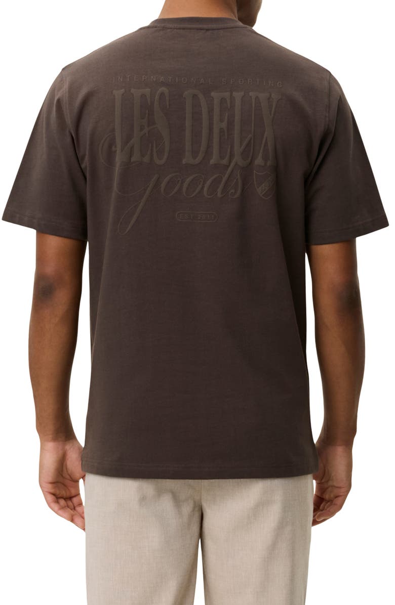 Les Deux Ben Goods Graphic T-Shirt, Alternate, color, Turkish Coffee Brown