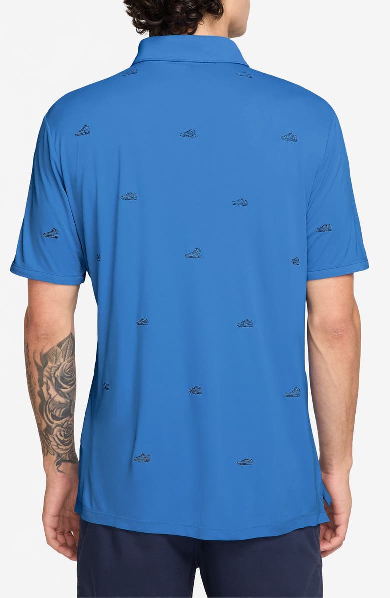 Nike Dri-FIT Par Embroidered Shoes Golf Polo, Alternate, color, Pacific Blue