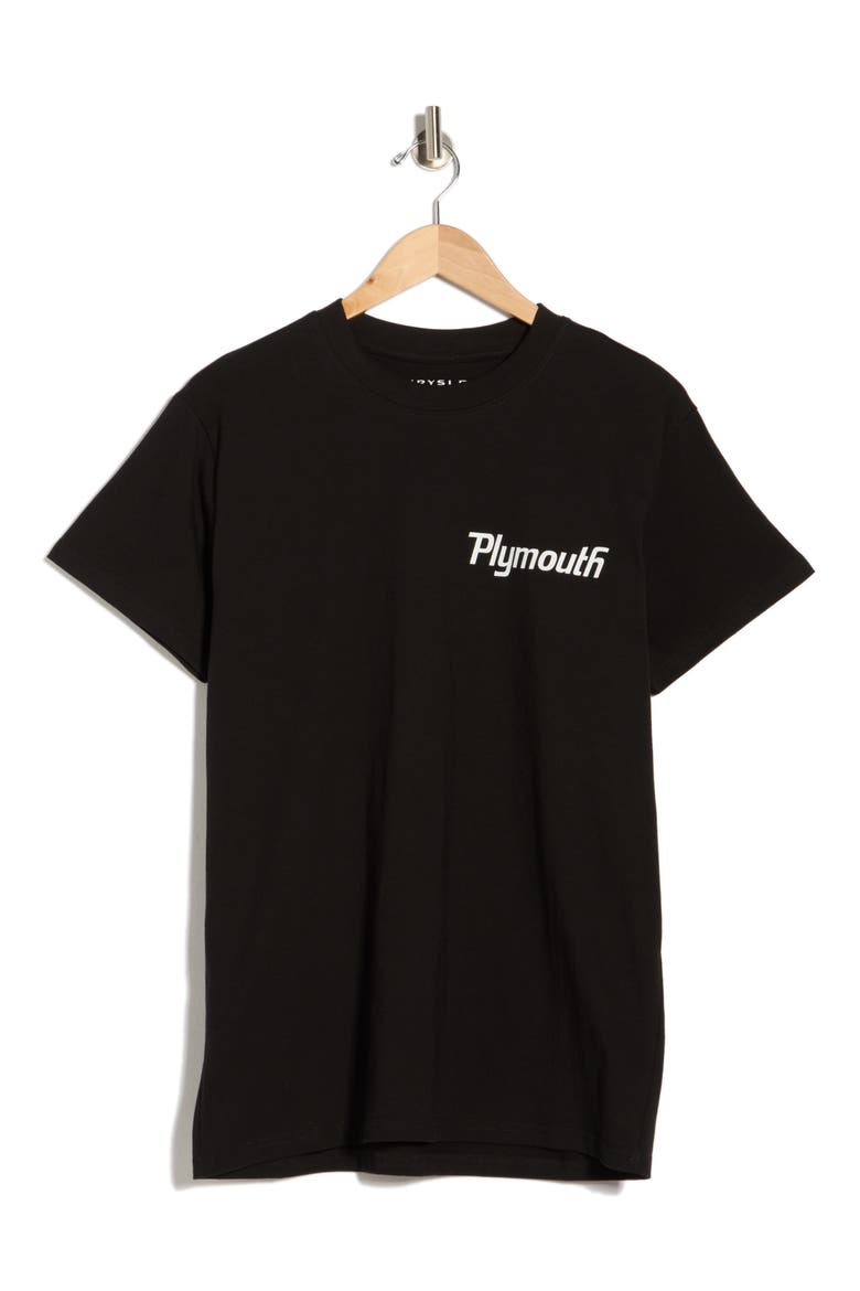 Chrysler Plymouth Boxy Tee, Alternate, color, BLACK