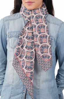 Geometric Cotton Scarf