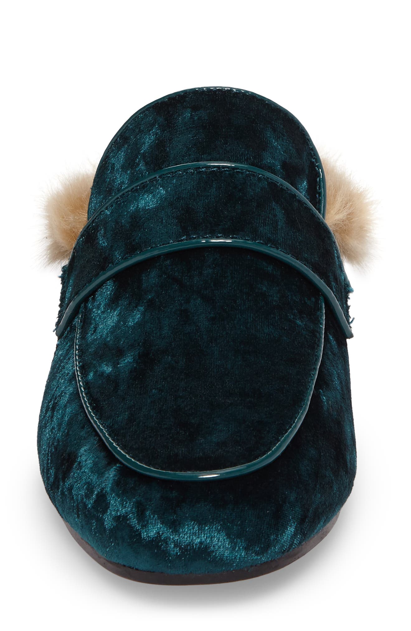 Kaden Mule, Alternate, color, GREEN FABRIC