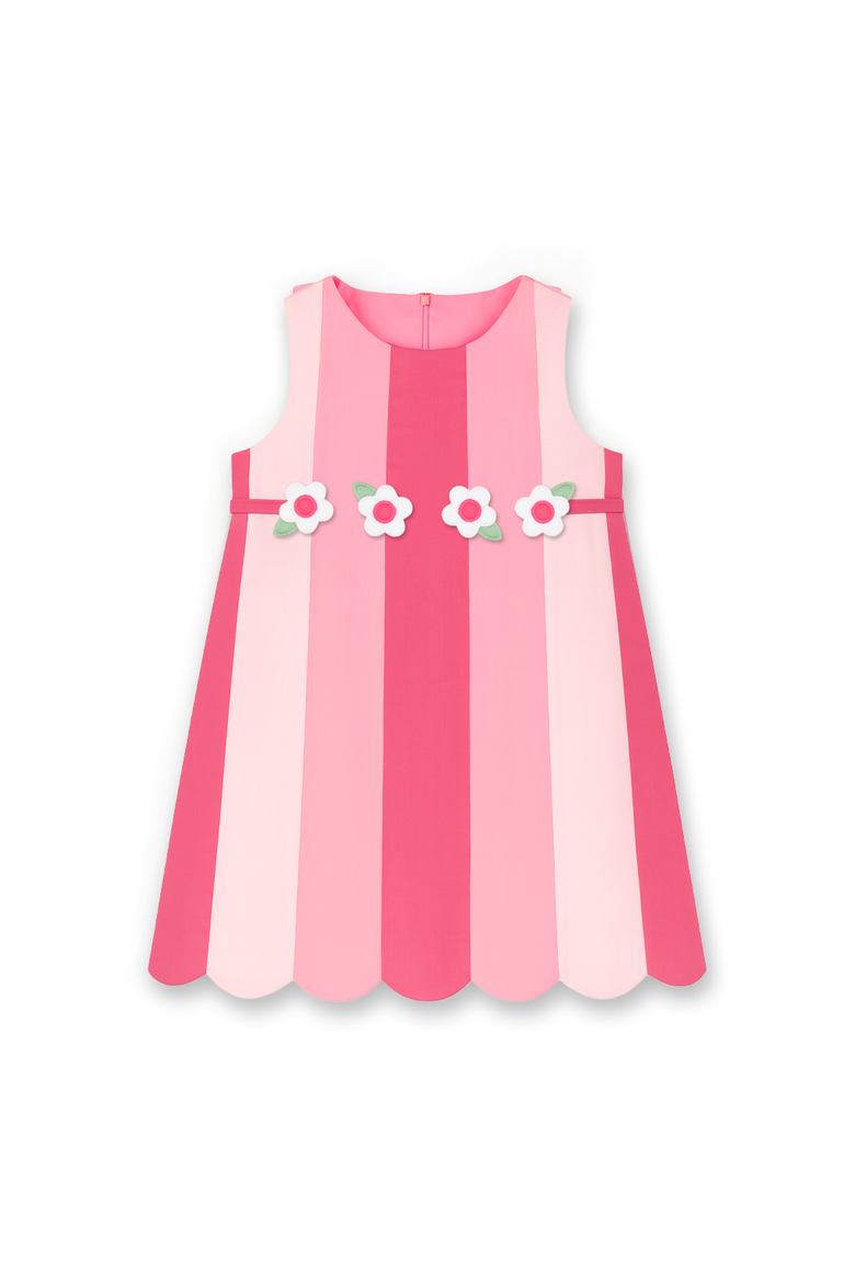 Poplin Panel Dress, Main, color, Pink