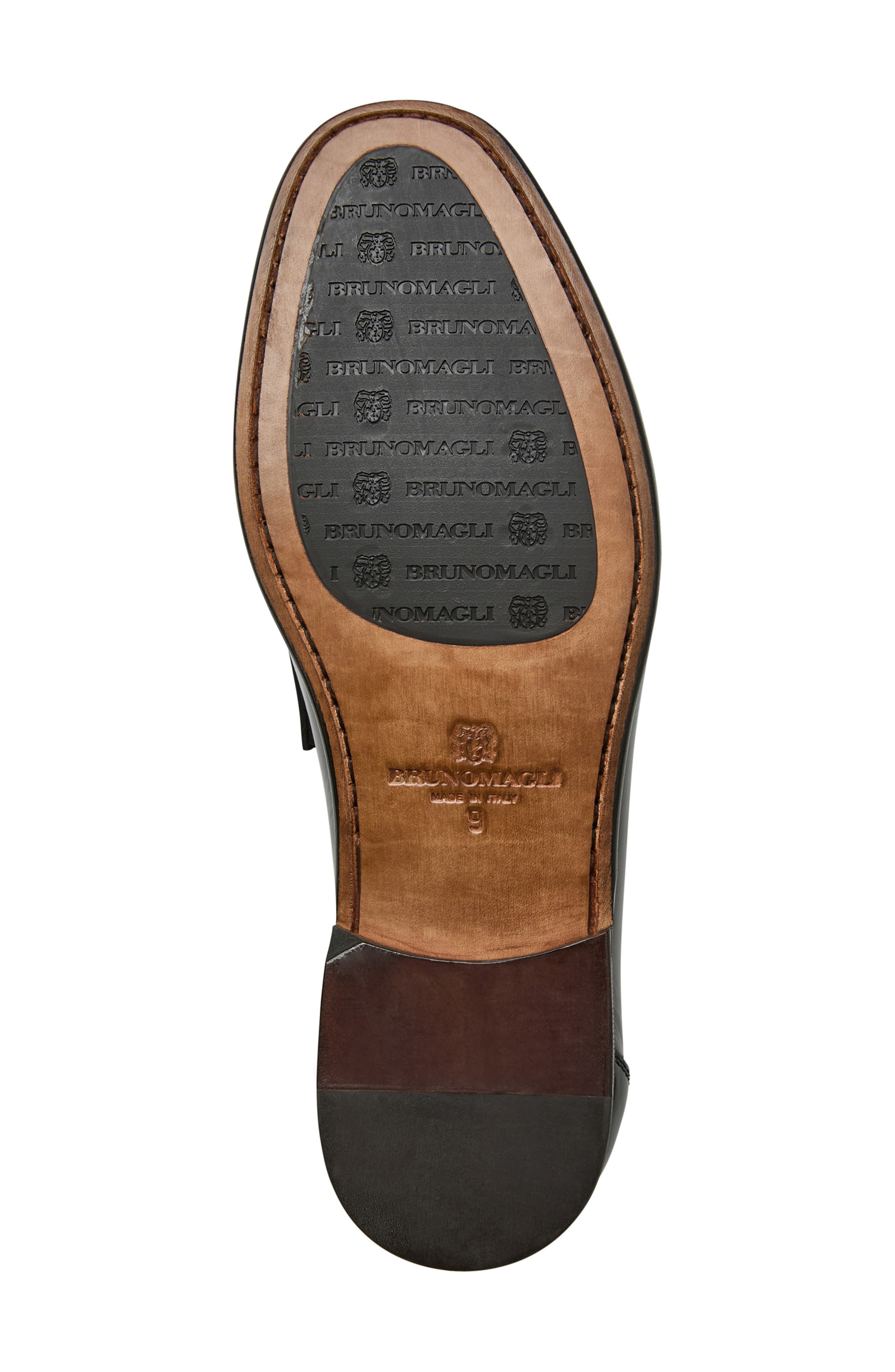 Bruno Magli Trieste Bit Loafer, Alternate, color, Black Nappa