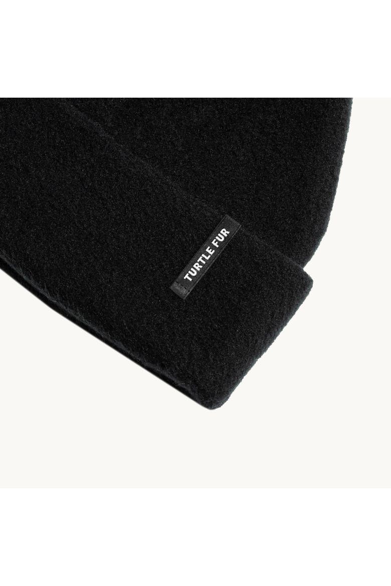 Fleece Cuffed Hat, Alternate, color, Black