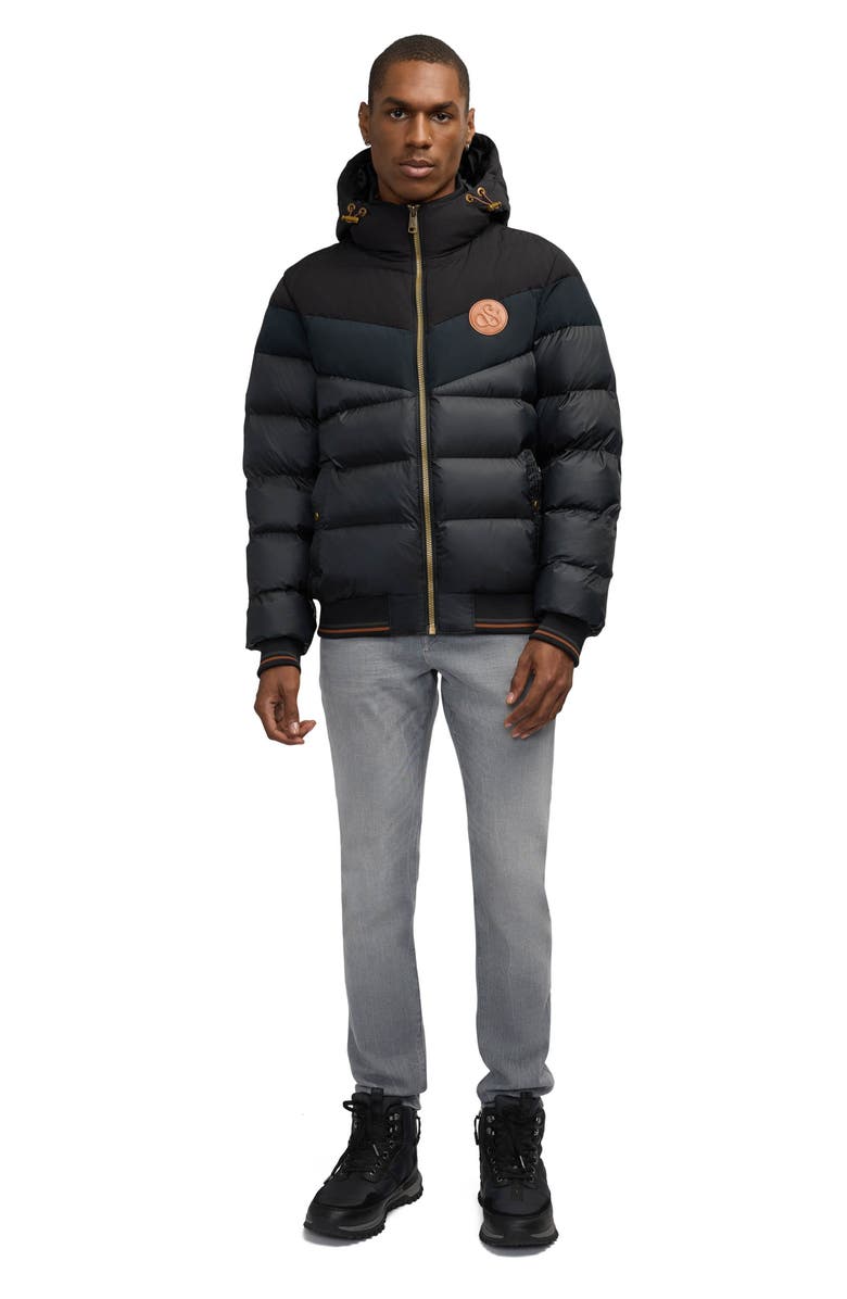 Scotch & Soda Kilyo Water Repellent Hooded Puffer Jacket, Alternate, color, 