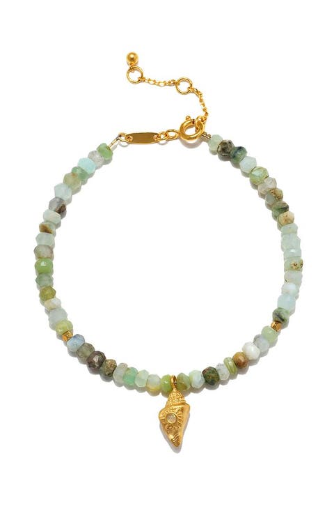 Nurtured by Love Opal Conch Shell Bracelet