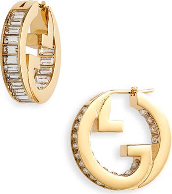 Blondie Crystal Hoop Earrings