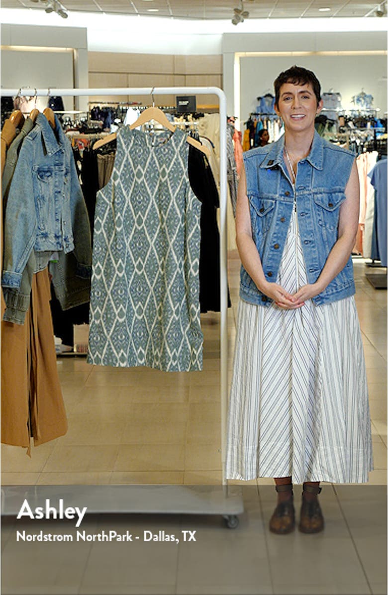 Carini Ikat Sleeveless Shift Dress, sales video thumbnail