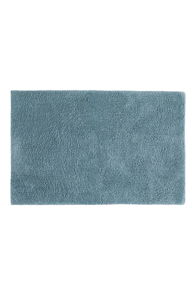Reversible Cotton Bath Mat, Main, color, LIGHT BLUE